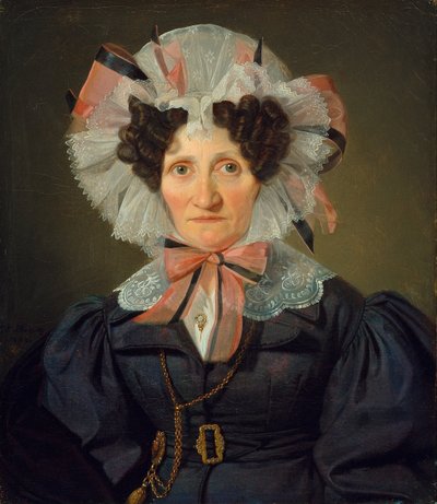 Portrait of an Elderly Woman by Wilhelm Bendz